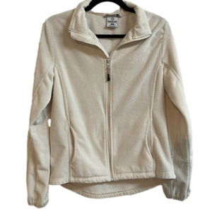 Magellan Outdoors Cream Color Zip Jacket Size M